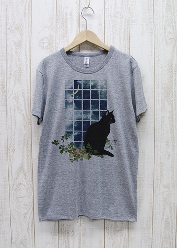 立式黑貓窗 MOON Heather 灰 / R031-TT-GR