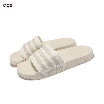 adidas 拖鞋 Adilette Shower 男鞋 女鞋 米白 軟底 居家 涼拖鞋 休閒鞋 愛迪達 IG8776