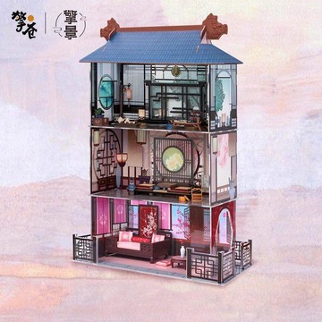 【動漫周邊✅】免運 【擎蒼】擎景國風雅系列手辦亞克力展示盒櫃動漫周邊場景道具擺件