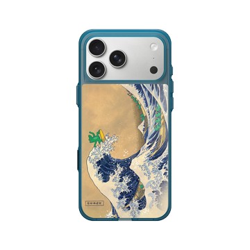 iPhone 17 Pro Max Clear (相機按鈕) 夜幕藍 - 怪奇事物所 Incrediville - 海浪淘淘