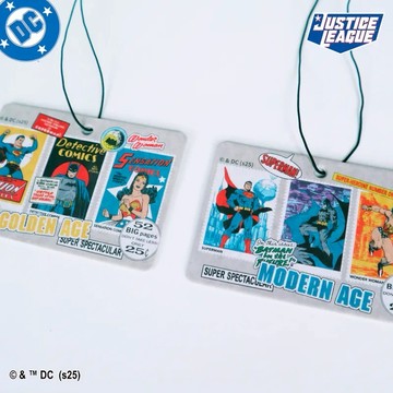 【DC漫畫】香氛掛片(2入/組)-SUPERMAN/蝙蝠俠/正義聯盟【墊腳石】