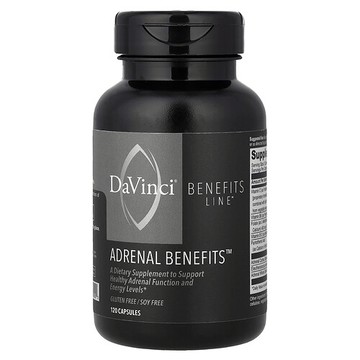 DaVinci Laboratories, Benefits 系列產品，腎上腺支援，120 粒膠囊