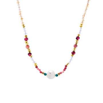 [鋼飾/天然石] 波希米亞狂想曲鎖骨鍊 / Bohemian Rhapsody Necklace