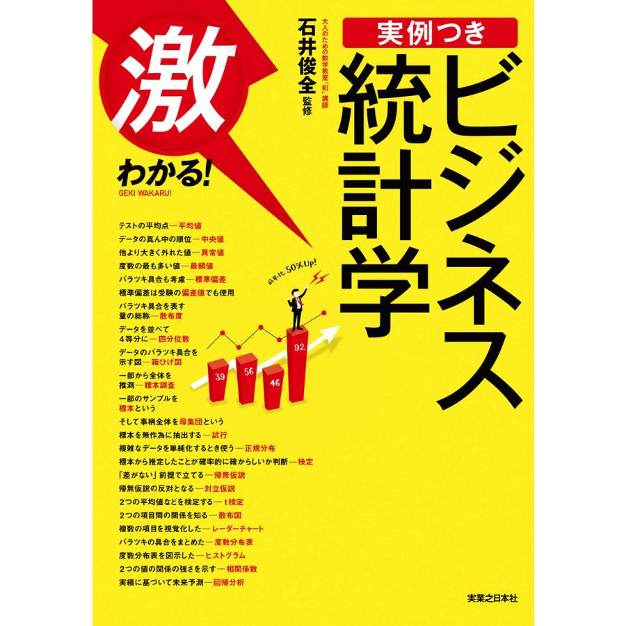 激わかる 実例つきビジネス統計学