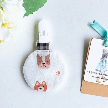 可快速出貨喔- 狗狗 圓圓平安符袋/寶寶禮物