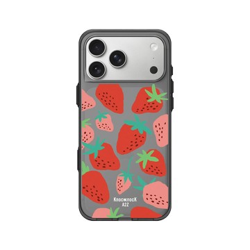 iPhone 17 Pro Max Clear (相機按鈕) 酷墨灰 - Knock Knock A2Z - 草莓甜甜