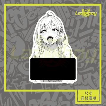 性感又好看 漂亮的女生 車貼 貼紙 防水貼紙 行李箱貼紙 安全帽貼紙 筆電貼紙 反光貼紙 汽車貼紙 機車貼紙