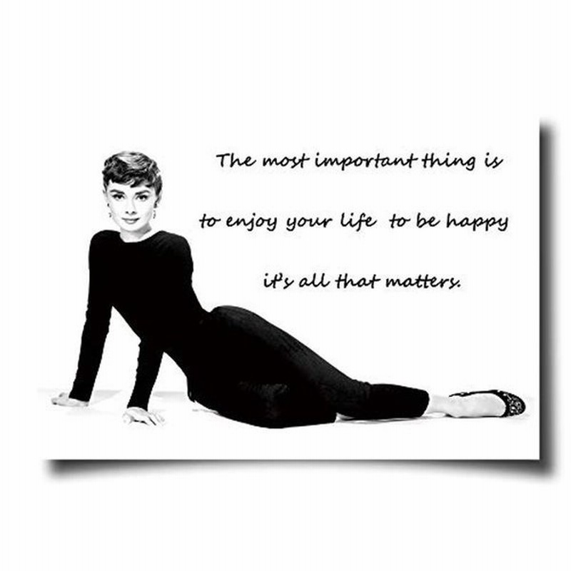 オシャレなインテリア ポップアート オードリーヘップバーン ポスター フレーム有or無 J007a4サイズ 通販 Lineポイント最大0 5 Get Lineショッピング