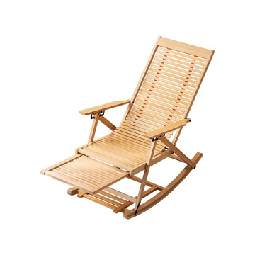 【HappyLife】楠竹折疊搖椅 Y12393茶