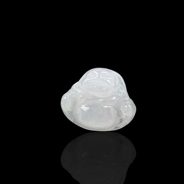 冰種翡翠彌勒佛項鍊 | 天然緬甸玉翡翠A貨 | 送禮