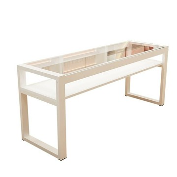 免運附發票 快速出貨 簡約日式美甲店專用鋼化玻璃桌雙人單人組合式美甲桌美容網紅經濟 PPP1111