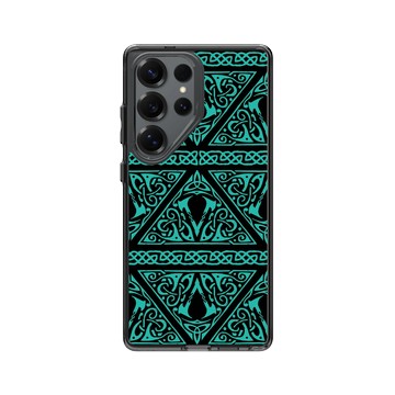 Galaxy S25 Ultra Clear 酷墨灰 - Assassin's Creed - Valhalla - Crest Pattern