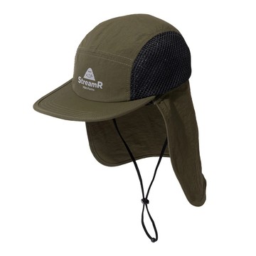 日本限定 Poler x Tonedtrout StreamR SUNGUARD CAP 遮陽機能帽 / 橄欖綠