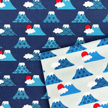 挑布訂製你的商品  和風富士花布 請勿直接下單