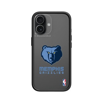 iPhone 17 Mod NX -邊框背蓋組合 (相機按鈕) 黑 - NBA - Logo-曼斐斯灰熊 Memphis Grizzlies
