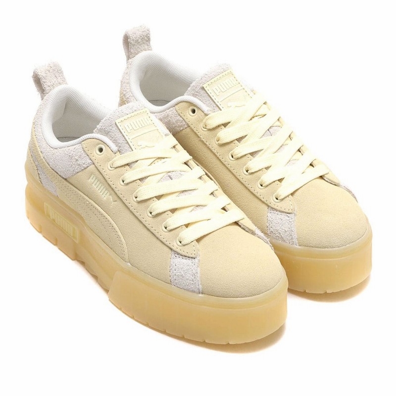 Puma プーマ スニーカー メイズ モノ ウィメンズ レディース 厚底 Mayze Mono Wns イエロー 3991 03 通販 Lineポイント最大get Lineショッピング