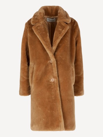 Stand Faux Fur Coat