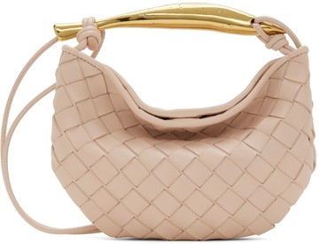 Bottega Veneta 粉色迷你 Sardine 单肩包