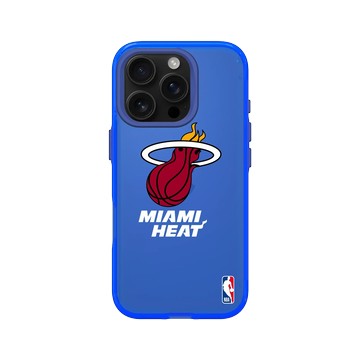 iPhone 16 Pro Clear 激光藍 - NBA - Logo-邁阿密熱火 Miami Heat - Light