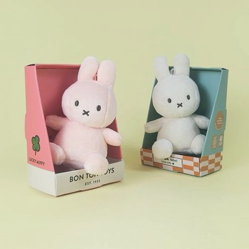【WUZ屋子】荷蘭BON TON TOYS Miffy米菲兔幸運盒裝填充玩偶10cm-粉