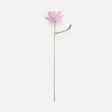 奧可利鉤針毛線花插波斯菊 43cm 混粉