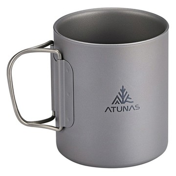 ATUNAS 歐都納 雙層鈦隨行杯 A1KTGZ16  金屬色  1個  375ml