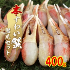 本ずわい蟹 蟹爪セット 400g