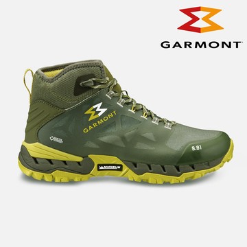 【紅利換購】GARMONT 男款 GTX 中筒越野疾行健走鞋 9.81 N AIR G 2.0 MID 002491｜米其林大底 GoreTex 防水透氣 越野跑 環保再生尼龍【非人為情況下保固6個月】