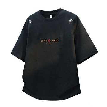 【夏季上新】不是印花!!【刺繡工藝】爆款美式扎染夏季T恤寬鬆百搭休閒上衣男