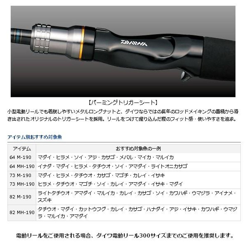 ダイワ ライトゲーム X 82 M-190 ロッド 船竿 | LINEショッピング