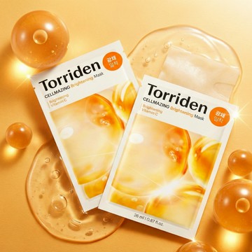 【Torriden】維他命C 亮白面膜 提亮暗沉 菸鹼醯胺 榖胱甘肽 韓國面膜