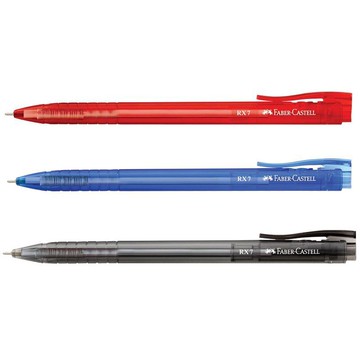 FABER-CASTELL 輝柏 RX7 酷溜原子筆 0.7mm 單色10支 /盒 545421、545451、545499【APP滿額下單10%點數(單一帳號最高5000點)】1/31止