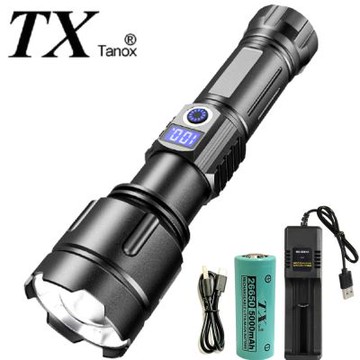 TX特林XHP70 LED超強亮USB充電手電筒(T-2025W-P70)