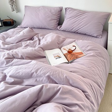 秋冬純棉加厚磨毛床上四件套100全棉保暖簡約床單人被套春秋床品4