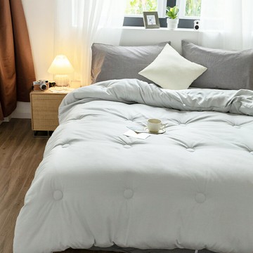 子母被四季被芯大豆纖維被加厚保暖雙人秋冬款二合一春秋被