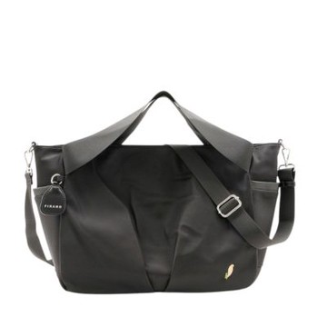FIRANO-防水輕量抓皺尼龍兩用包(黑色)