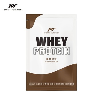 PW濃縮乳清-麥芽可可_乳清蛋白 高蛋白 whey protein 每包含有22g蛋白質 健身工廠自有品牌 BCAA