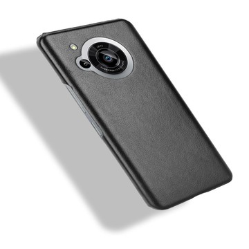 適用夏普SharpAquosR7手機殼大氣高檔SH-52C保護套荔枝紋貼皮質硬 z8111