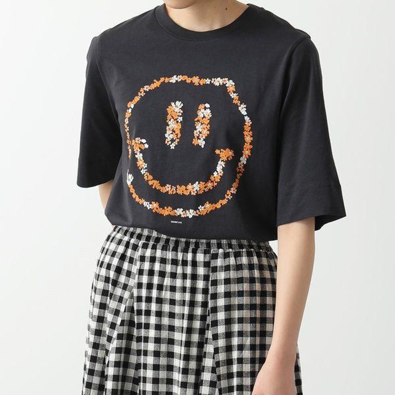 GANNI ガニー 半袖 Tシャツ T3048 3558 レディース カットソー クルー