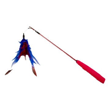 Canary 卡夢3節伸縮釣竿逗貓棒 AT-3678 貓咪互動玩具  惡魔  1個