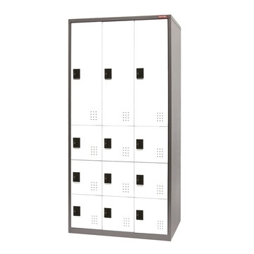 三排12格一般鎖置物櫃 FC-M312K