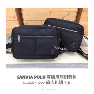 (現貨）SANDIA POLO 厚磅 休閒質感尼龍側背包 斜背包 側背包 男用包包 男用包 包包 尼龍側背包 男生包包