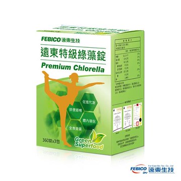 【遠東生技】特級綠藻家庭號1080錠 (500毫克)