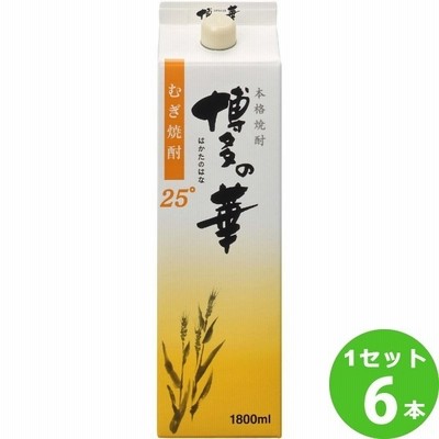 福徳長酒類(東京) 麦焼酎 博多の華 25パック 1.8Ｌ(1800ml )6本