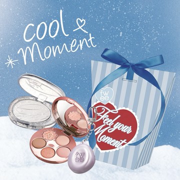 我愛你💕快速出貨【fwee】Pocket眼影盤+聚光晶石打亮餅+品牌鑰匙扣(款式顏色隨機)(獨家禮盒)