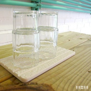 【MBM】萬用吸水超厚切珪藻土巧拼板(1盒4入)(不含石綿)