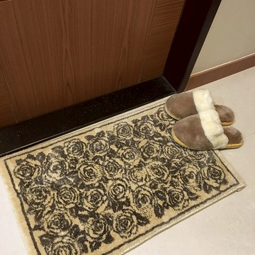 Fuwaly｜超細纖維止滑膠底地墊_瑰-58x88cm