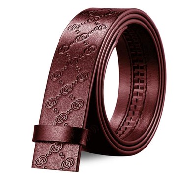 2025新款皮帶男真皮不帶頭自動扣頭層純牛無頭腰帶條褲帶高檔正品