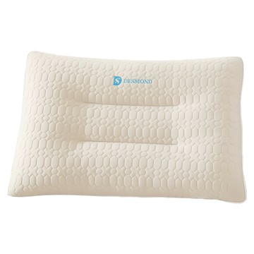 Ishur 伊舒爾 乳膠冰絲涼感水洗枕 表布材質 上層100%聚酯纖維 下層100%棉  米色  48 x 74cm