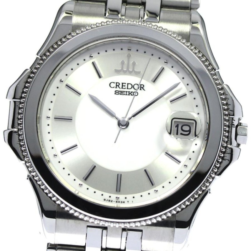 セイコー SEIKO 8J82-6A20 クレドール パシフィーク デイト